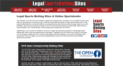 Desktop Screenshot of legalsportsbettingsites.com